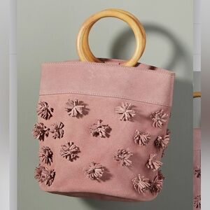 Anthropologie Alana Pommed Bucket Bag